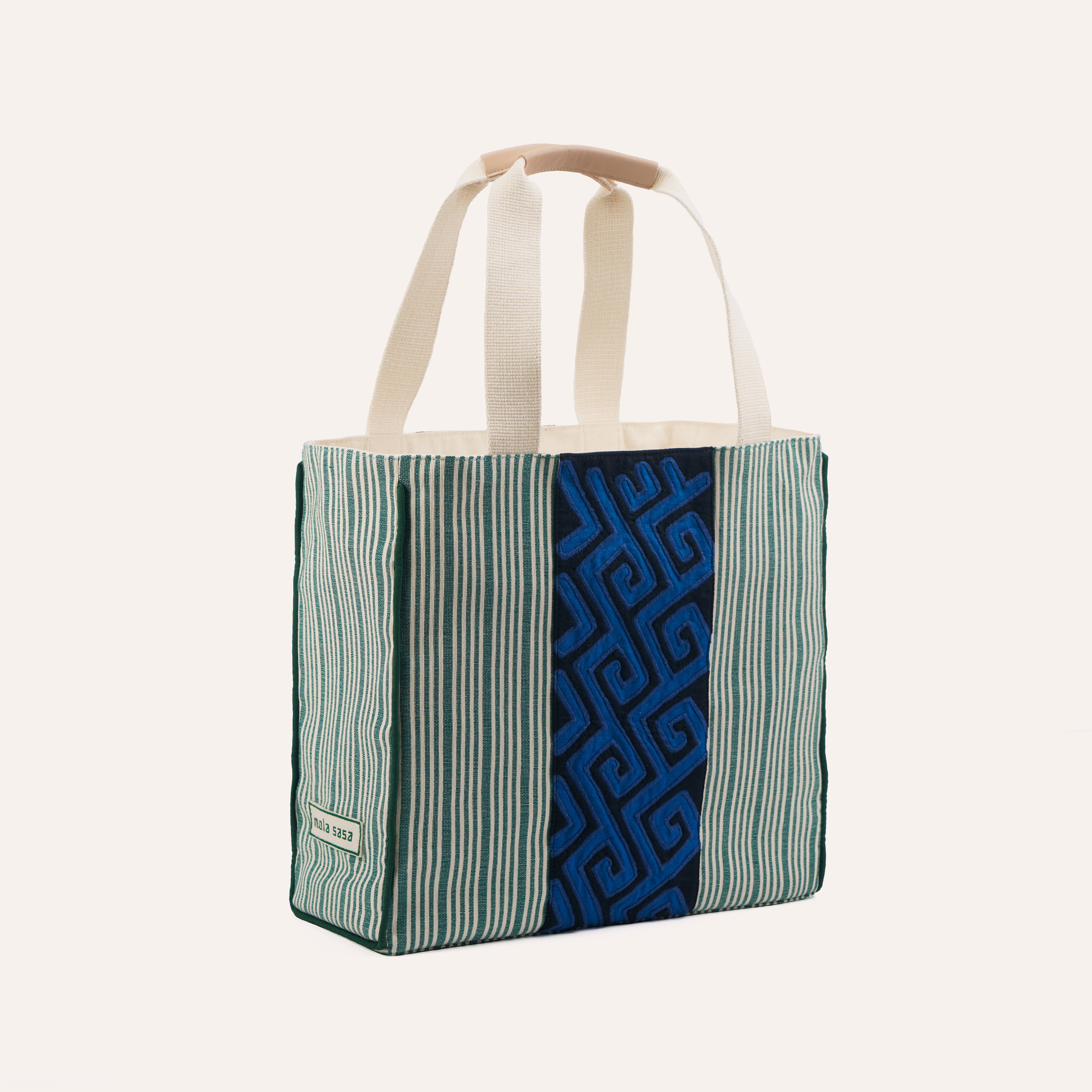KUNA TOTE IN GREEN