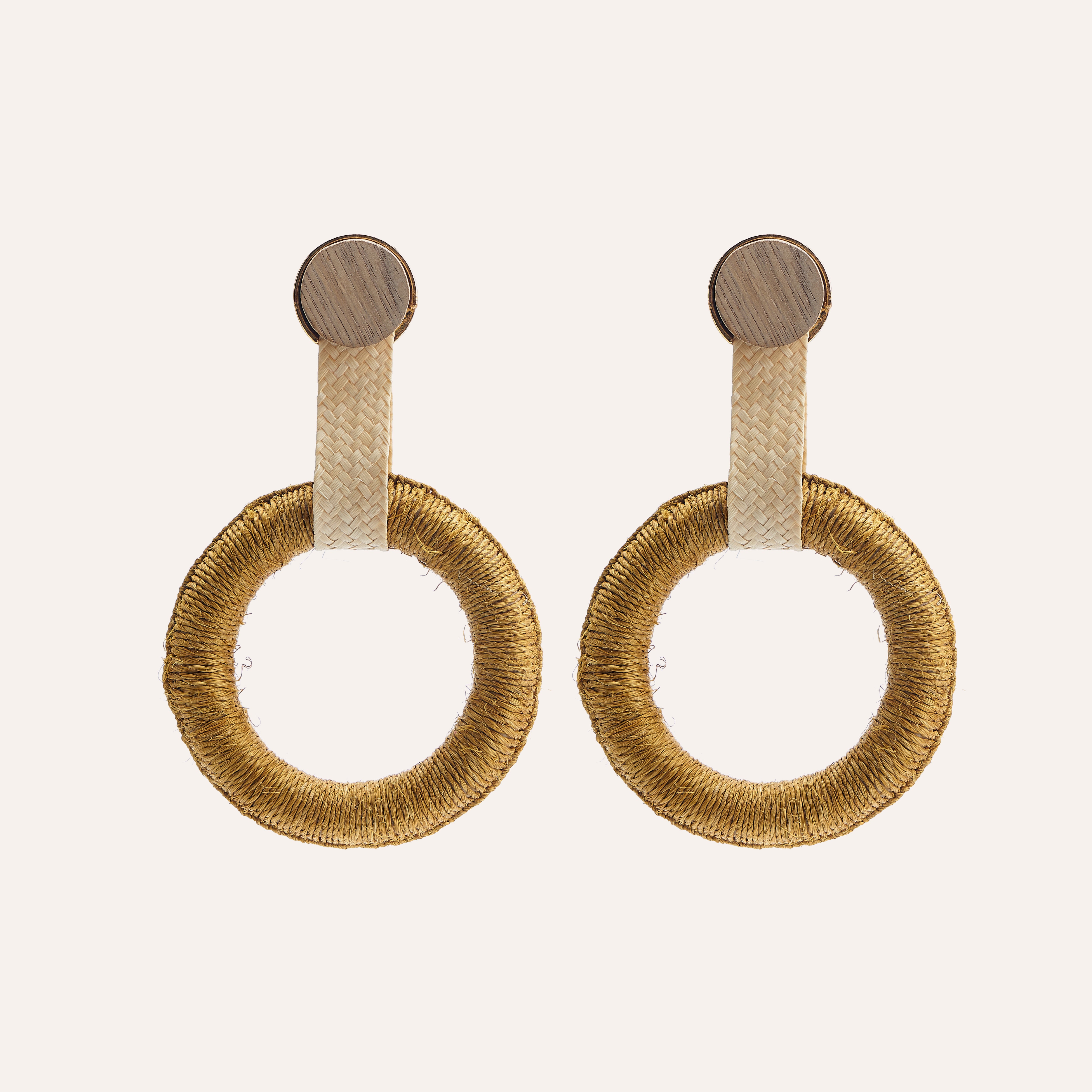 OCHRE MAGUEY EARRINGS