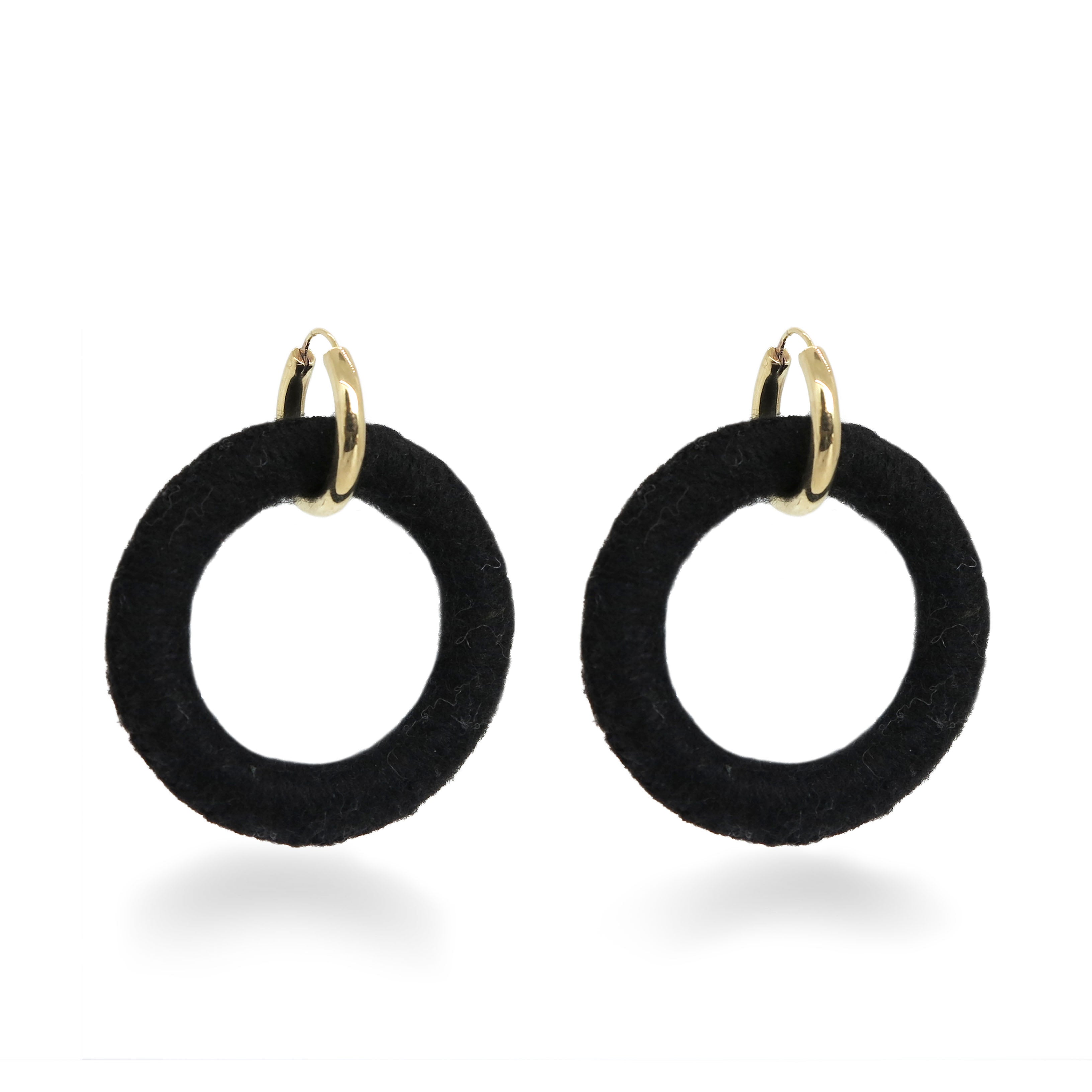 LANA Black Hoops