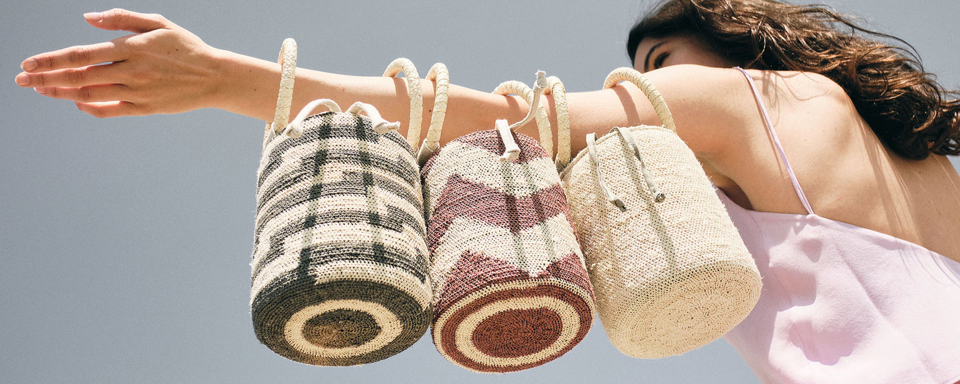 Morgan Crochet Straw Summer Bag In Natural – K. A. Classics